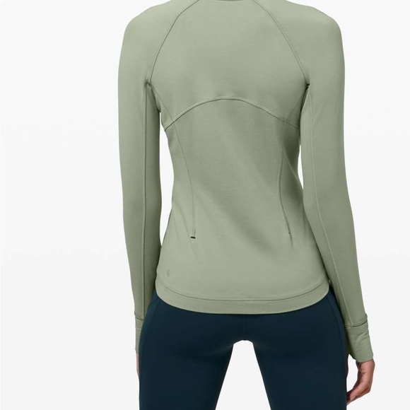 Lululemon Runderful Long Sleeve Rulu *Brushed willow green 10 - Picture 2 of 6
